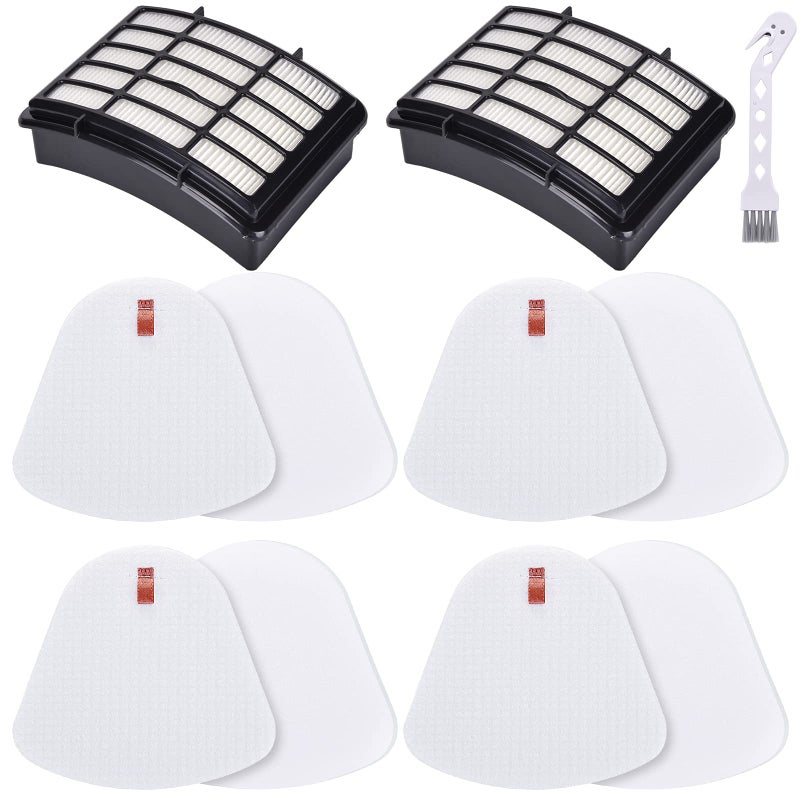 Leadaybetter Vacuum Filter Replacement for Shark Navigator Lift Away Deluxe NV350 NV351 NV352 NV355 NV356E NV360 NV370 UV440 UV540 CU500 ZU503AMZ Models, Parts XFF350 & XHF350, 2 + 4 Pack Filters - Image 1